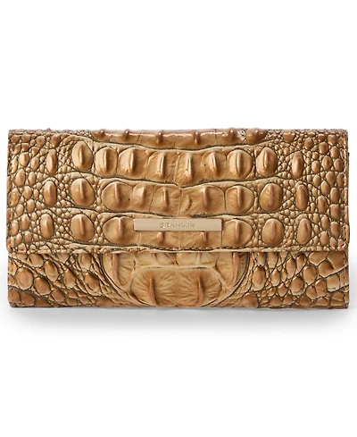 Brahmin Cordelia Embossed Leather Mini Wallet