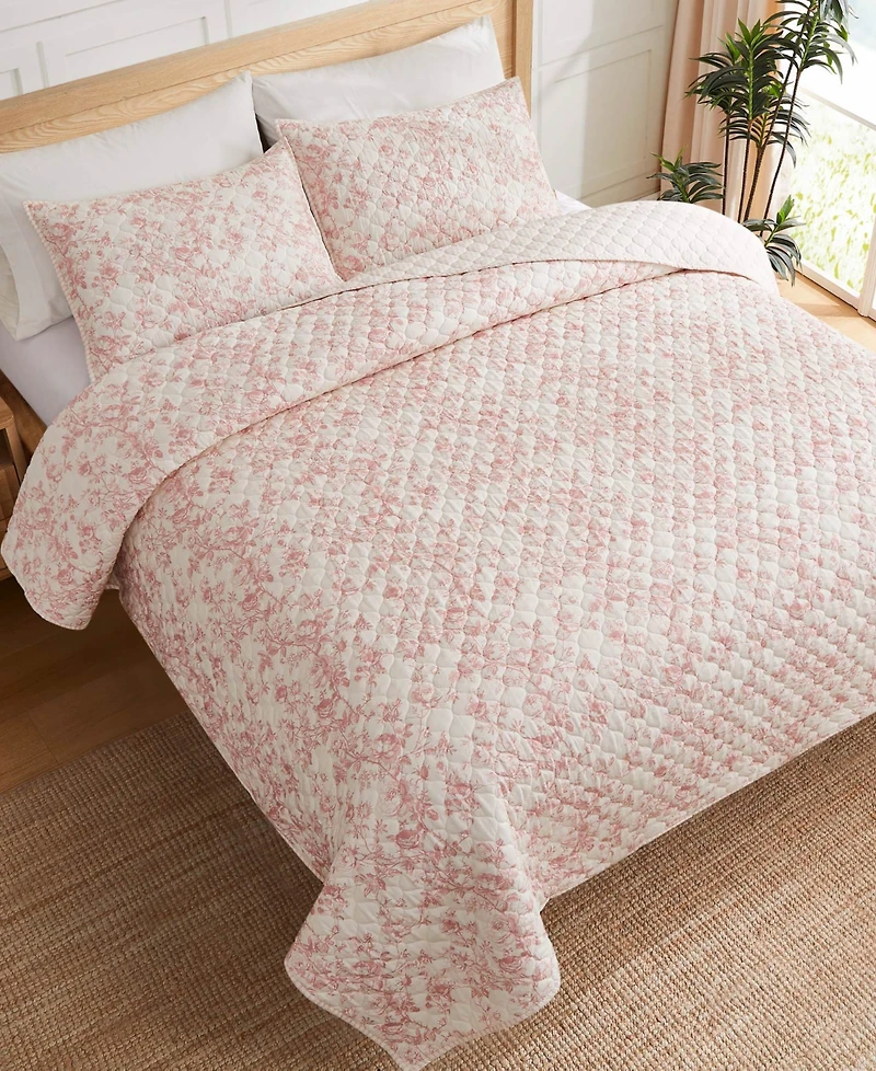 Jessica Simpson Floral Camilla 3-Pc. Quilt Set
