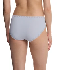 Natori Bliss Lace-Trim Cotton French-Cut Brief Underwear 152058