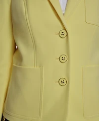 Tommy Hilfiger Women's Puff Sleeve Notch Collar Blazer