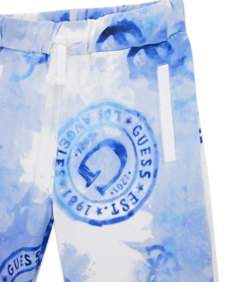 Guess Boys' 7-18 Tie-Dye French Terry Bermuda Shorts