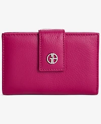Giani Bernini Softy Leather Framed Colorblock Wallet, Created for Macy's