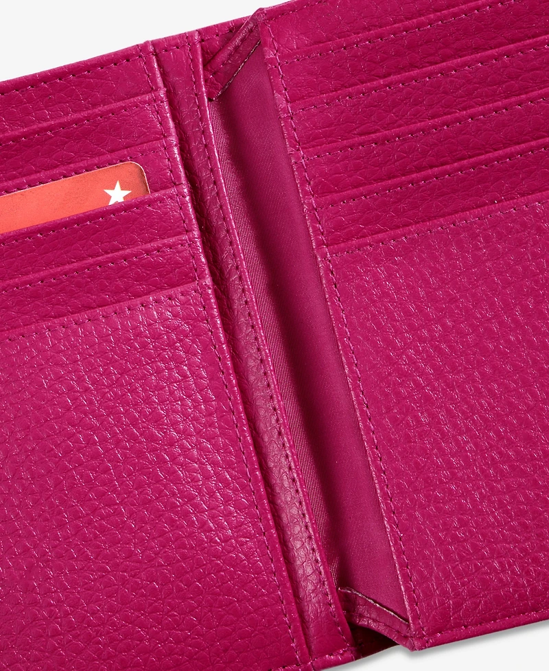 Giani Bernini Softy Leather Framed Colorblock Wallet, Created for Macy's