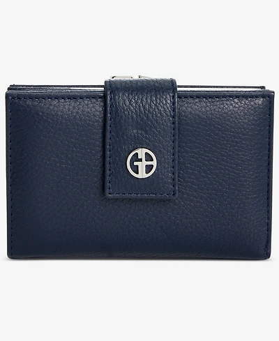Giani Bernini Softy Leather Framed Colorblock Wallet, Created for Macy's