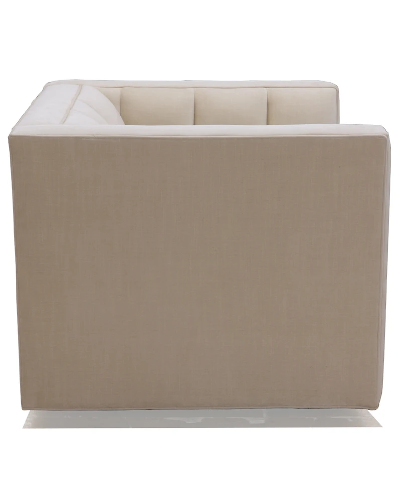 Jhuliana 40" Fabric Swivel Chair