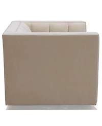 Jhuliana 40" Fabric Swivel Chair