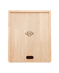 Lenox Studio 1414 Mirror 24-Pc. Flatware Set with Caddy