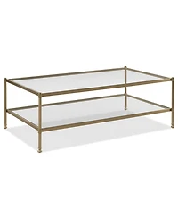 Isla 52" Glass Rectangle Coffee Table