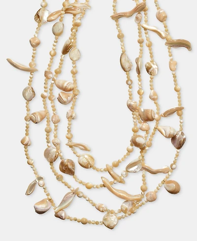 Lauren Ralph Lauren Mother-of-Pearl Shell 25-1/4" Layered Strand Necklace