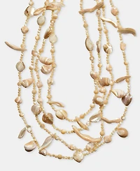 Lauren Ralph Lauren Mother-of-Pearl Shell 25-1/4" Layered Strand Necklace