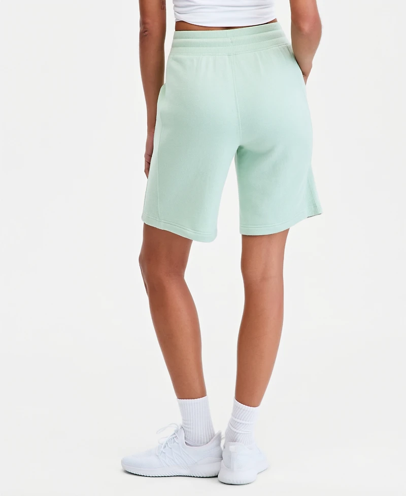 Id Ideology Women's Cotton-Blend Pull-On Bermuda Shorts, Exclusively at Macy's