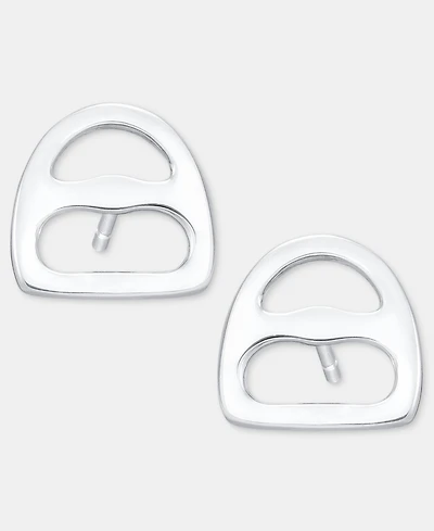 Lauren Ralph Lauren Equestrian Stud Earrings in Sterling Silver