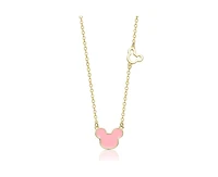 GiGiGirl Dainty 14K Gold Plated Whimsical Mickey Mouse Charms Necklace