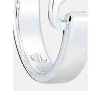 Lauren Ralph Lauren Equestrian Hoop Earrings in Sterling Silver