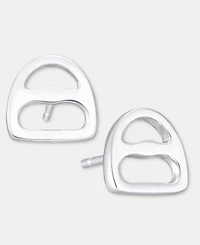 Lauren Ralph Lauren Equestrian Stud Earrings in Sterling Silver