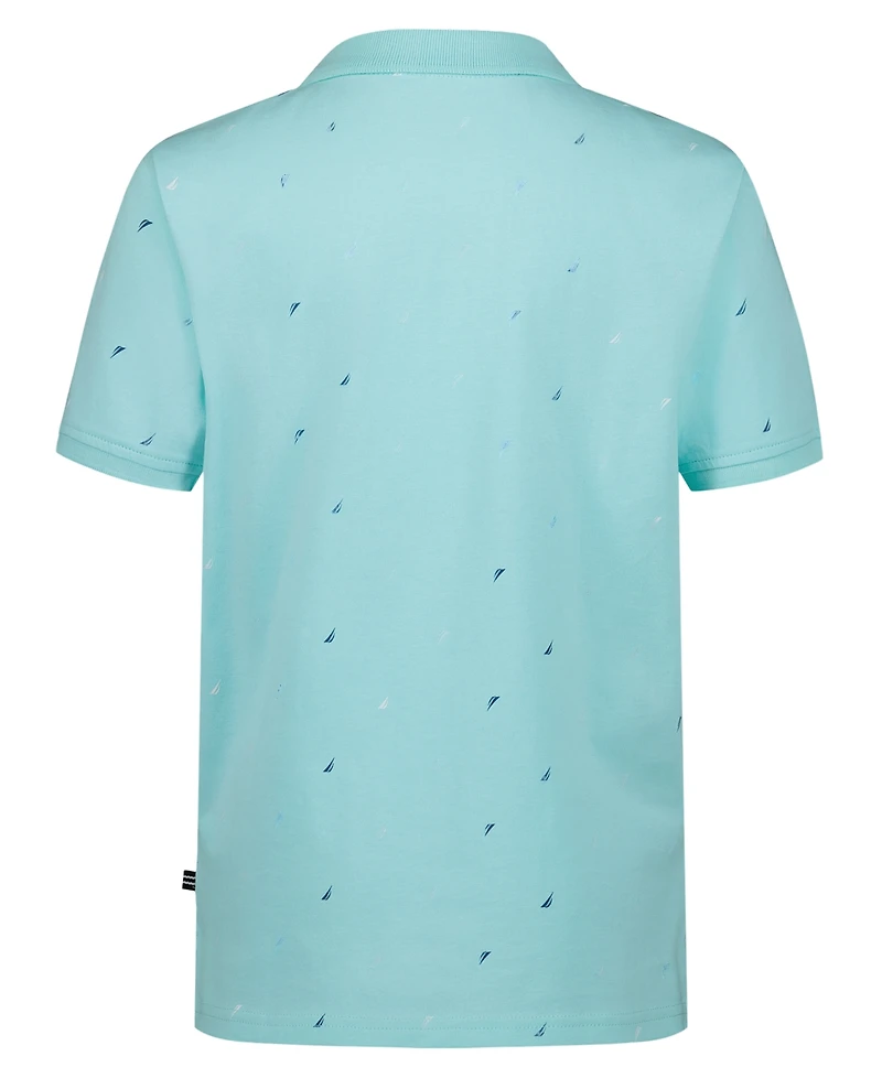 Nautica Boys' 8-20 J-Class Print Polo Shirt