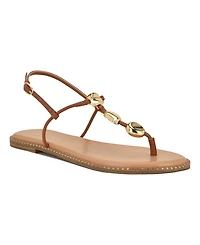 Nine West Women's Derika T-Strap Slingback Sandals