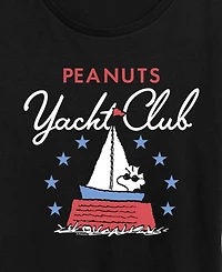 Hybrid Apparel Plus Peanuts Patriotic Yacht Club Short-Sleeve Graphic T-Shirt