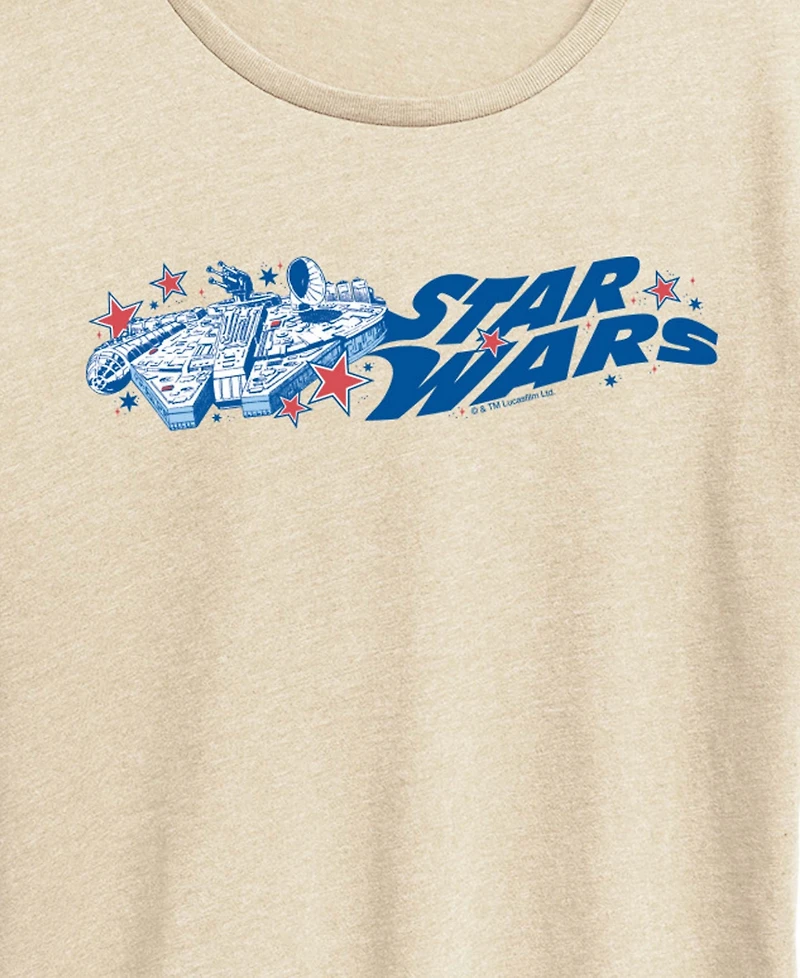 Hybrid Apparel Plus Short-Sleeve Star Wars Graphic T-Shirt