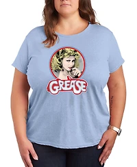 Hybrid Apparel Plus Grease Sandy Graphic Crewneck T-Shirt