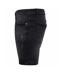 Blu Rock Men's Slim-Fit Stretch Denim Shorts