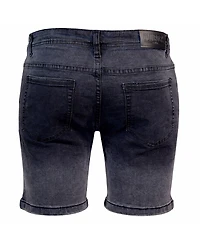 Blu Rock Men's Modern Slim-Fit Stretch Denim Shorts