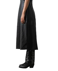 Velez Women's Liora Semi Fitted Leather Dress