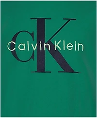 Calvin Klein Boys' 8-16 Monogram Logo Crewneck T-Shirt
