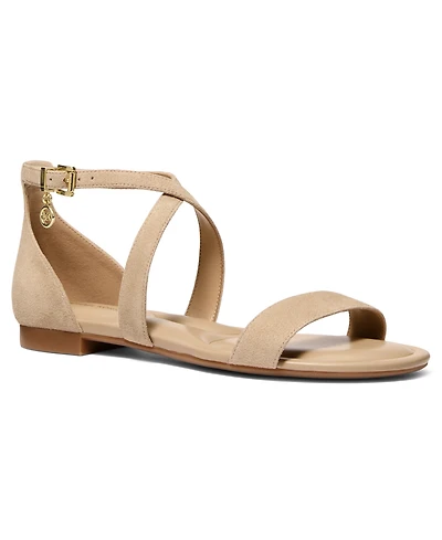 Michael Kors Women's Alexa Flex Buckle Flat Sandals