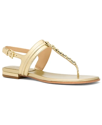 Michael Kors Women's Marcia Thong Buckle Sandals