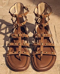 Michael Kors Women's Noa Gladiator Open Toe Flat Sandals