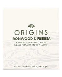 Origins Limited Edition Ironwood and Freesia Hand-Poured Scented Candle, 10 oz.