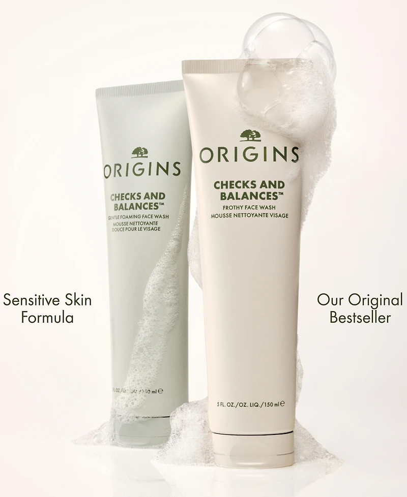 Origins Checks and Balances Sensitive Foaming Cleanser, 5.07 oz.