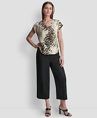 Dkny Women's V-Neck Sleeveless Top