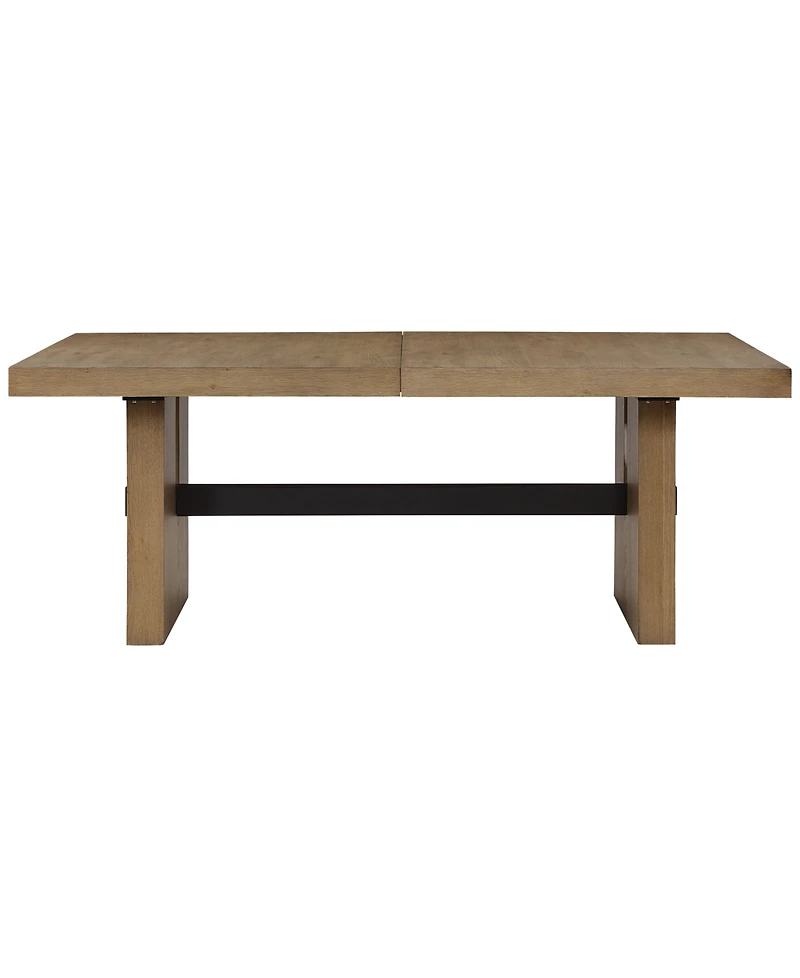 Macai 42" Wood Rectangular Dining Table