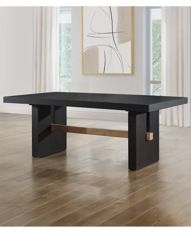 Macai 42" Wood Rectangular Dining Table