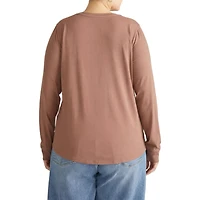 Universal Standard Women's Plus Long Sleeve Tee