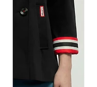 Hunter Womens Double Breasted Short Trench Jacket