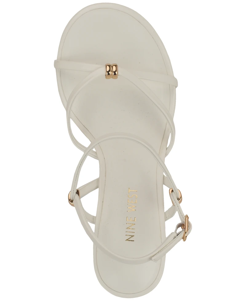 Nine West Women's Deklyn Strappy Wedge Dress Sandals