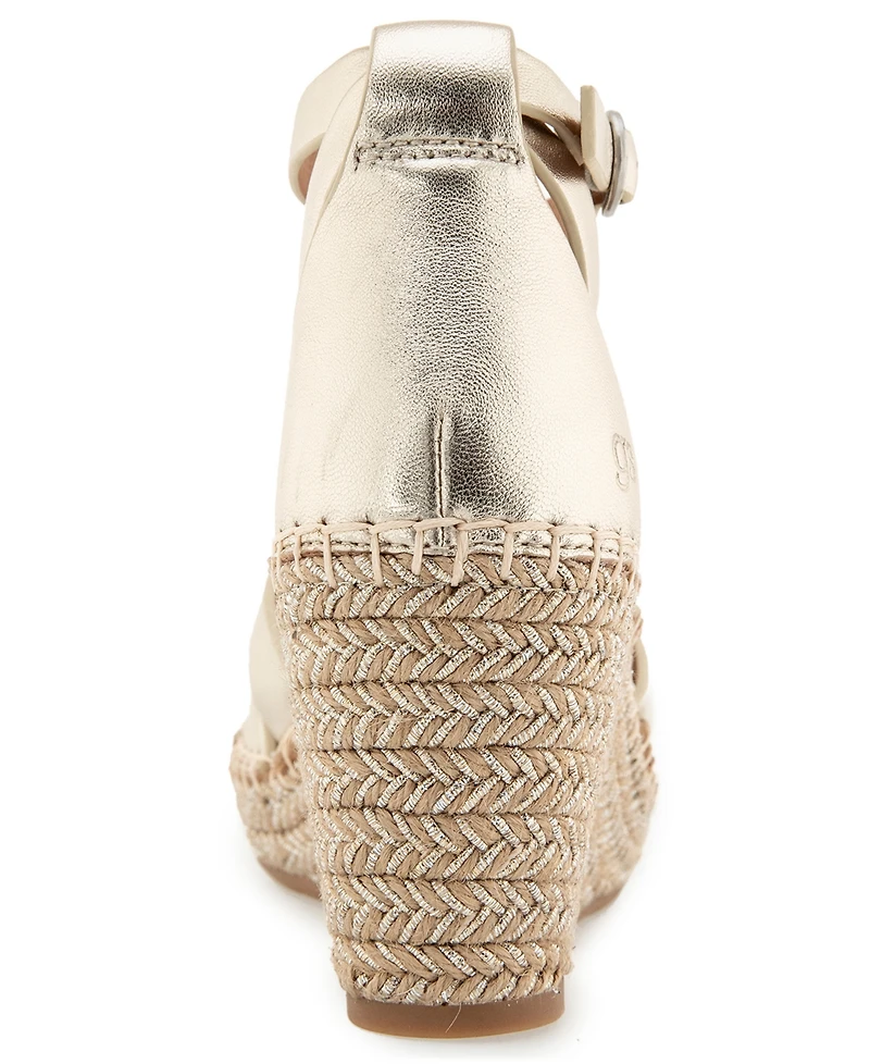 Gentle Souls Women's Coolie Espadrille Wedge Sandals