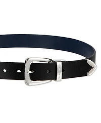 Tommy Hilfiger Women's 2-In-1 Reversible Modern Casual Western Leather Belt