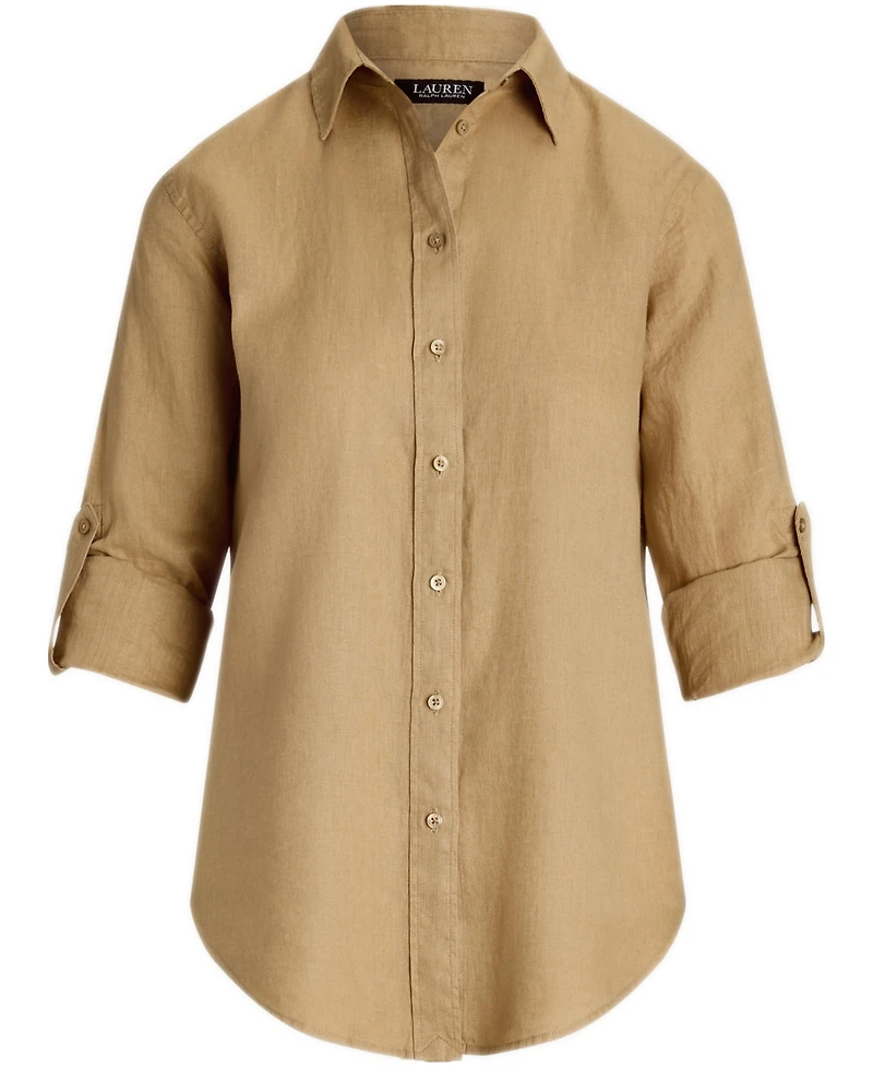 Lauren Ralph 100% Linen Shirt