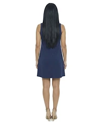 24seven Comfort Apparel Women's and Plus Maternity Round Neck Dress