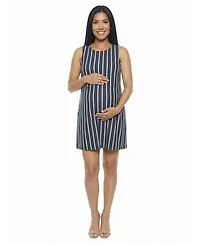 24seven Comfort Apparel Women's and Plus Maternity Shift Dress