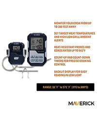 Maverick Long Range Wireless Remote Cooking Dual ProbeThermometer