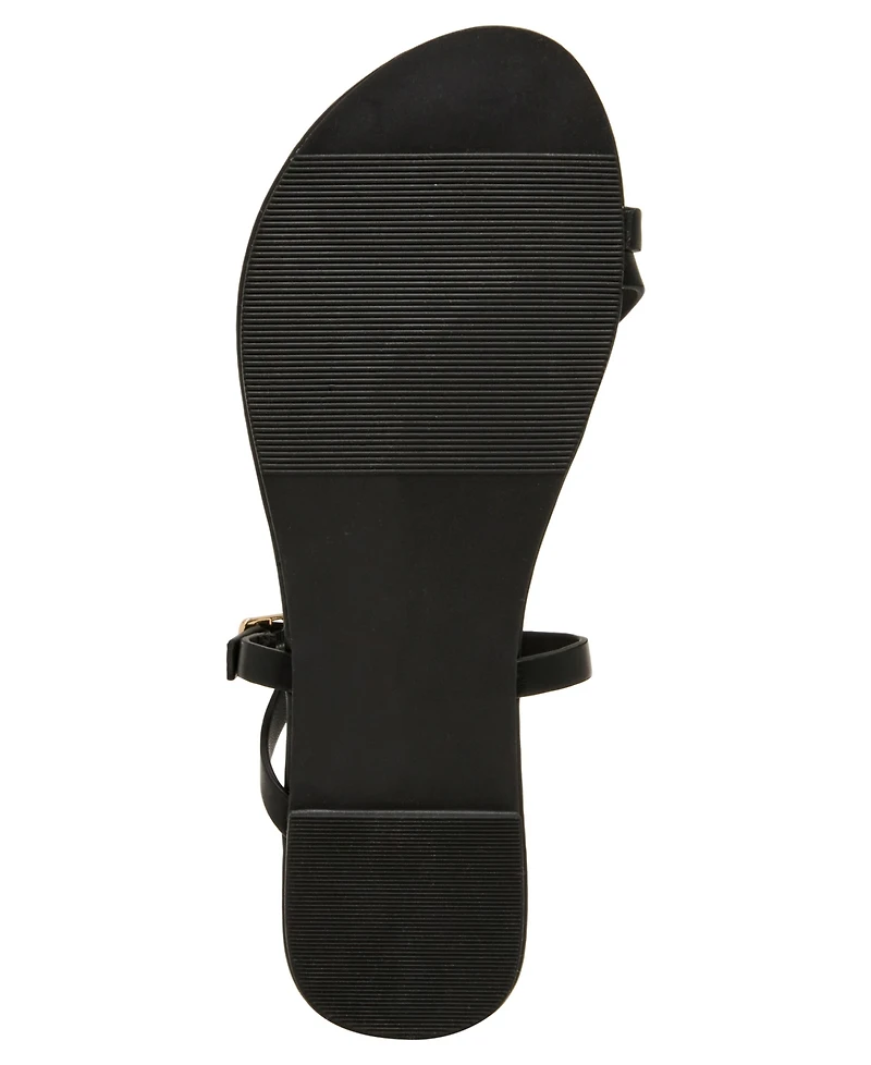 Madden Girl Women's Tune Embellished Strappy Slide Sandals