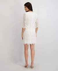 kensie Lace Sheath Dress