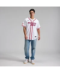 Nike Men's White Puerto Rico Baseball 2026 World Classic Stadium Jersey