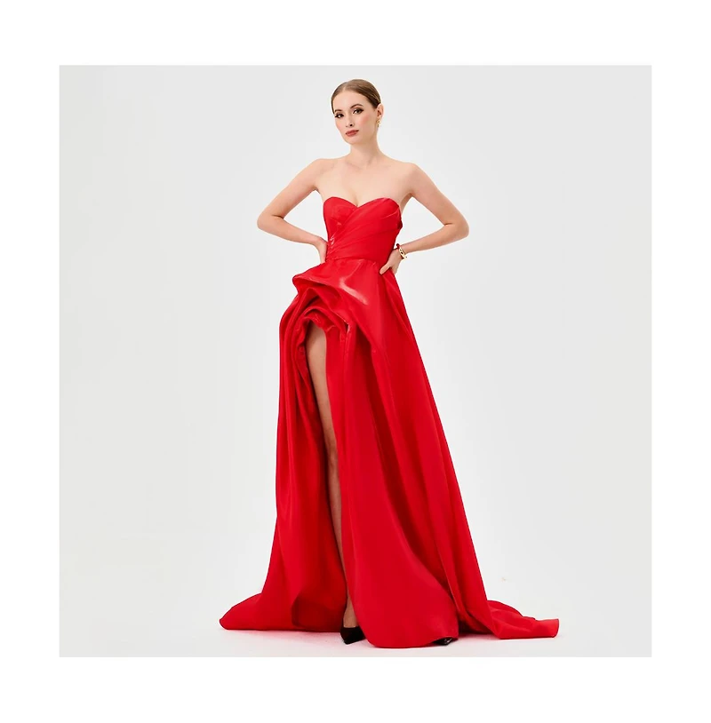 Bariano Women's Gianna Strapless Ball Gown