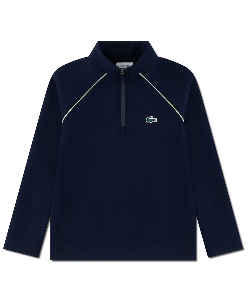 Lacoste Boys' 10-16 Long-Sleeve Half-Zip Golf Top